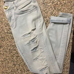 Low rise jeans